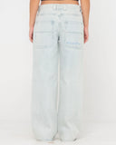 RUSTY - Flip Mommy Low Rise Tapeless Denim Jean - SKY BLUE HEATHER