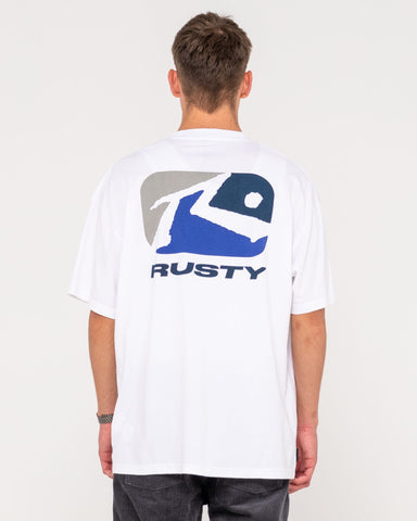 RUSTY Phenom Short Sleeve Tee - WHITE 4