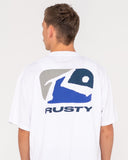 RUSTY Phenom Short Sleeve Tee - WHITE 4