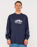 RUSTY - Function Long Sleeve - NAVY BLUE