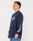 RUSTY - Function Long Sleeve - NAVY BLUE