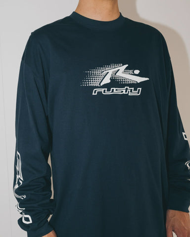 RUSTY - Function Long Sleeve - NAVY BLUE
