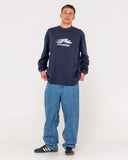 RUSTY - Function Long Sleeve - NAVY BLUE
