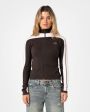 RUSTY Daddy GB Zip Through Knit - JAVA