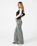 RUSTY Daddy GB Zip Through Knit - JAVA