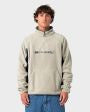 RUSTY Blizzard 1/4 Zip Polar Fleece - ABBEY STONE