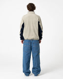 RUSTY Blizzard 1/4 Zip Polar Fleece - ABBEY STONE