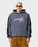 RUSTY Dine N Dash Hooded Fleece - STEEL
