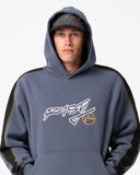 RUSTY Dine N Dash Hooded Fleece - STEEL