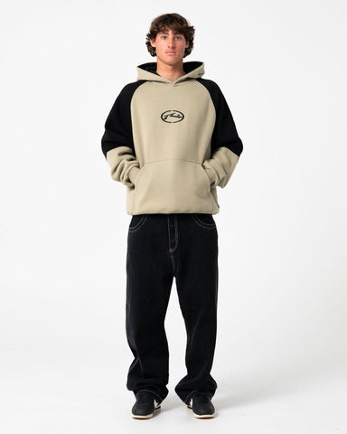 RUSTY Shesh Besh Hooded Fleece - ABBEY STONE
