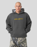 RUSTY Outliner Hooded Fleece - CARBON