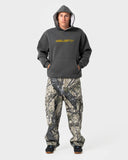 RUSTY Outliner Hooded Fleece - CARBON