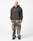 RUSTY Outliner Hooded Fleece - CARBON