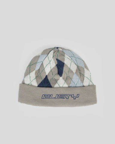 RUSTY Clued In Reversible Beanie - GREY MARLE