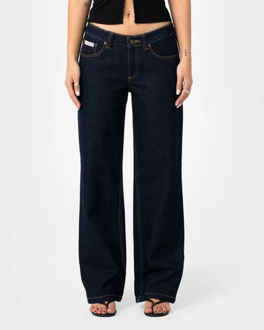 RUSTY Suzy Straight Low Rise Jean - RAW DAWG