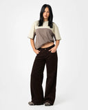 RUSTY Polar Popped Oversized Tee - KHAKI
