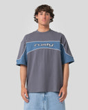 RUSTY Kinetic Panel Heavy Tee - STEEL