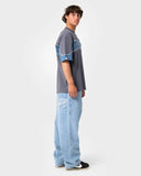 RUSTY Kinetic Panel Heavy Tee - STEEL