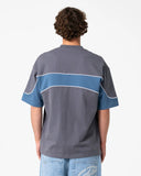 RUSTY Kinetic Panel Heavy Tee - STEEL