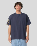 RUSTY Glaze-R Short Sleeve Tee - DARK BLUE