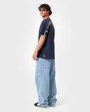 RUSTY Glaze-R Short Sleeve Tee - DARK BLUE