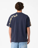 RUSTY Glaze-R Short Sleeve Tee - DARK BLUE