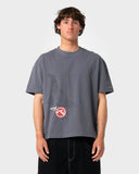 RUSTY Stitch Riot Short Sleeve Tee - STEEL