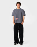 RUSTY Stitch Riot Short Sleeve Tee - STEEL