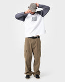 RUSTY Watto Long Sleeve Tee - WHITE