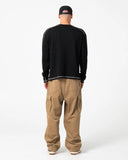 RUSTY Chuck No Worries Long Sleeve Tee - BLACK