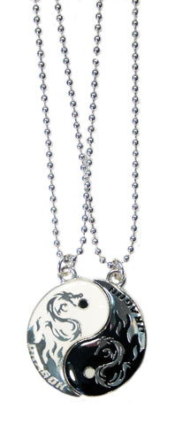 CLASSIC 77 - Dragon Ying Yang Best Friends Necklace