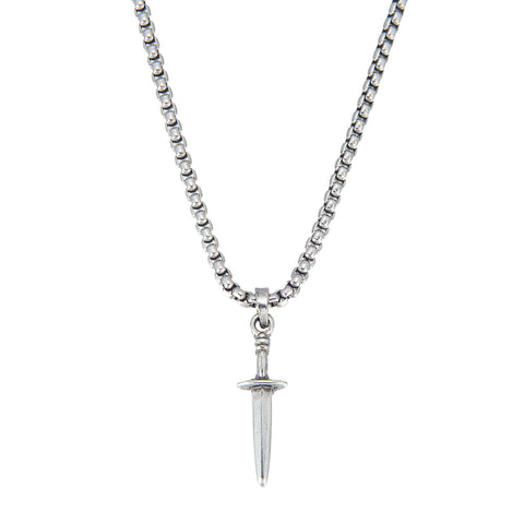CLASSICS 77 Antique Rhodium Dagger Chocker
