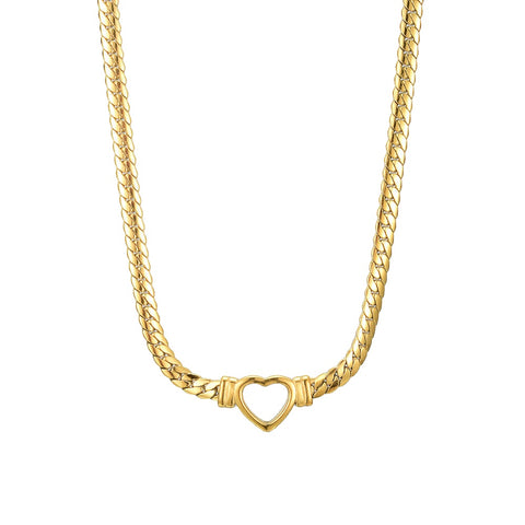 CLASSICS 77 - Gold Heart Heavy Gold Chain