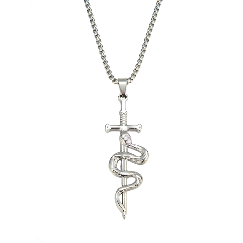 CLASSICS 77 Stainless Steel Snake/Sword Choker