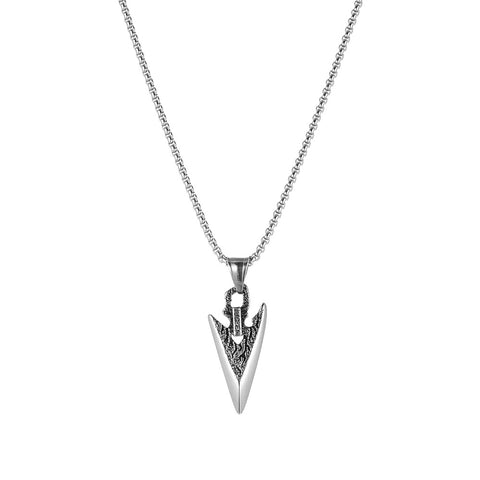 CLASSIC 77 Stainless Spear Head Chain Necklace