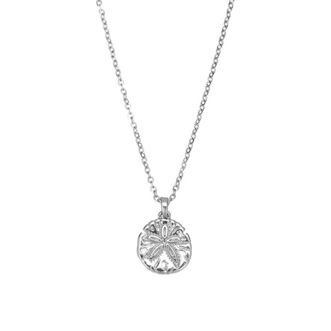 CLASSICS 77 Rhodium Sand Dollar Pendant