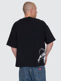 WORSHIP Cherub Box Fit Cropped Tee - BLACK