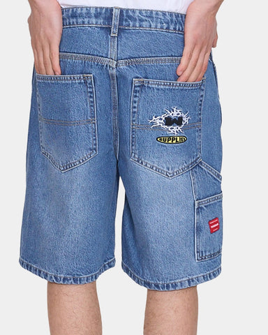 WORSHIP Carpenter Jean Short -FADDED SKY