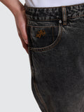 WORSHIP Trudge Lounger Jean - DIRTY BLACK