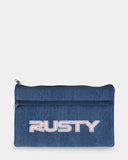 RUSTY Academy Pencil Case - MIDDY BLUE
