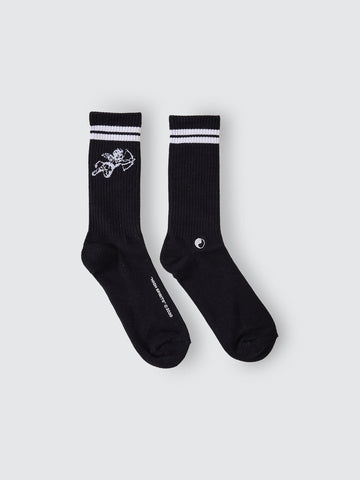 WORSHIP Cherub Core Socks 3 Pack - BLACK