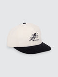 WORSHIP Cherub Cord Hat - CREAM/BLACK
