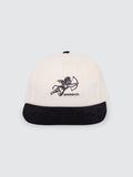 WORSHIP Cherub Cord Hat - CREAM/BLACK