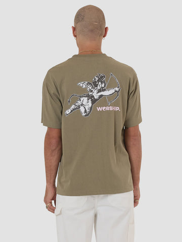 WORSHIP Cherub Tee - KELP