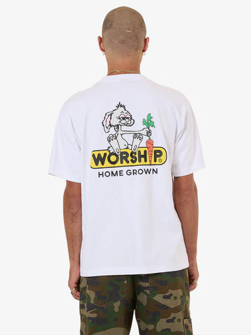 WORSHIP Home Grown Tee - WHITE