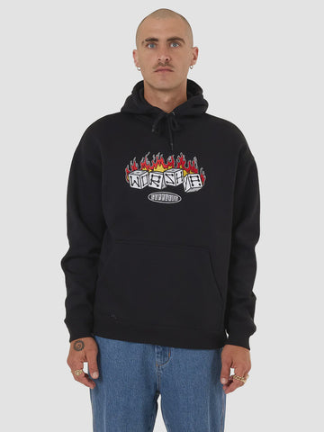 WORSHIP Snake Eyes Pull Over Hood - BLACK