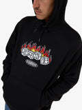 WORSHIP Snake Eyes Pull Over Hood - BLACK