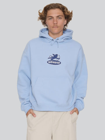 WORSHIP Shadow Cherub Pullover Hood - DREAM BLUE