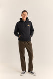 RHYTHM Awake Fleece Hood - BLACK