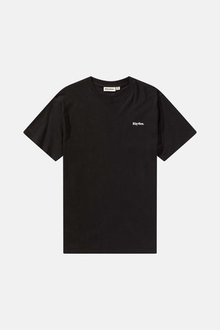 RHYTHM - Brand Tee - BLACK